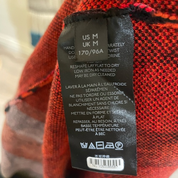 EUC Maeve hearts knit mini skirt sz M - Picture 5 of 6